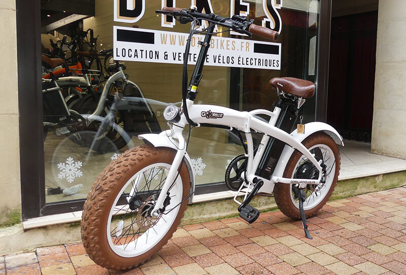 Fat bike baby gorille blanc