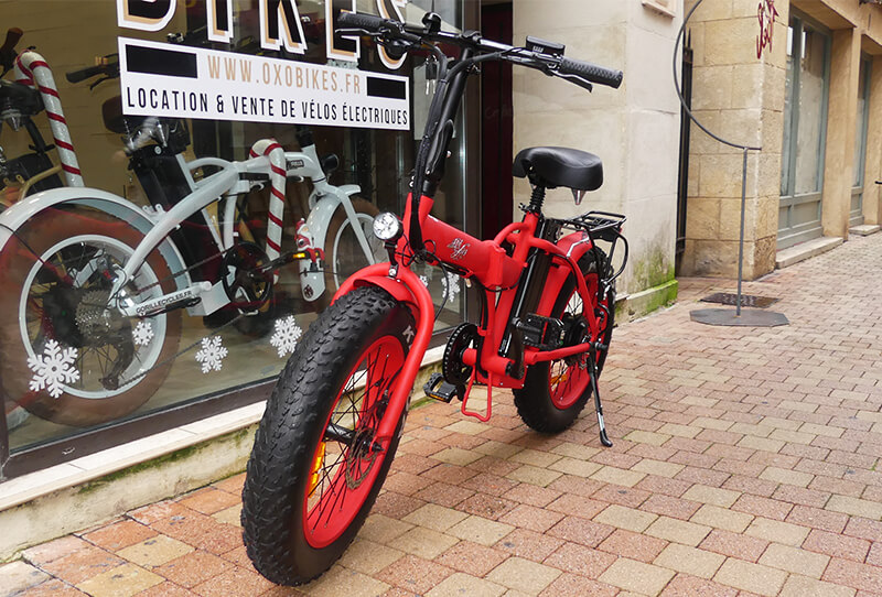 Fat bike fatty rouge mat