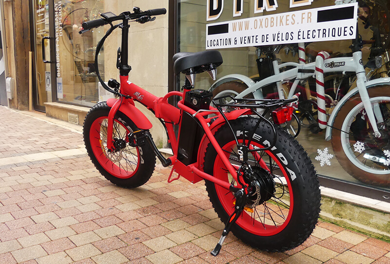 Fat bike fatty rouge mat