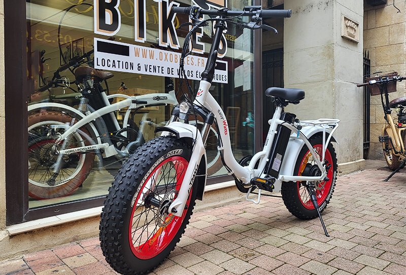 Fat bike e-nomad blanc